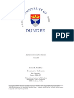 Matlab Notes Dundee Univ