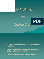 Título Preliminar Del Código Civil