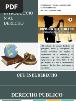 Division Del Derecho