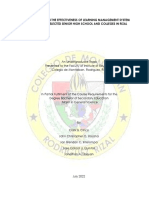 For Bookbinding Assessment On The Effectiveness of Learning Management System Used by The Selected Senior High School and Colleges in Rizal