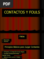 Contactos y Fouls