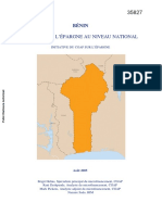 Benin Analyse de Lepargne Au Niveau Nati