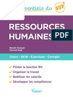 Les Essentiels Du RESSOURCES HUMAINES. Cours - QCM - Exercices - Corrigés