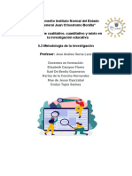 Enfoque Cuantitativo, Cualitativo y Mixto en La Investigación Educativa