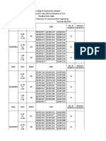 Project Work 18ECP83Exam Time Table