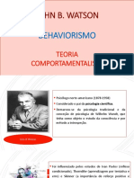 Powerpoint - John Watson e o Behaviorismo