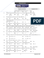 Sequence and Series Assignment 8B