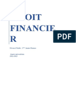 Cours Droit Financier