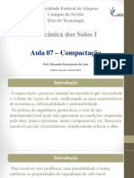 Solos I - Aula 07 - Compactação