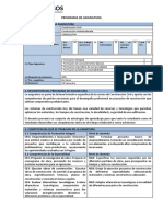 Programa de Asignatura: Construcción Civil Construcción Industrializada CONS201704