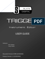 Trigger Instrument Editor User Guide