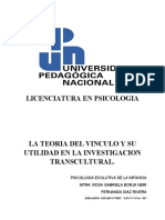 Vinculo e Investigacion Transcultural