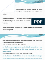 Aula 18 Da Imputação Do Pagamento e Dação em Pagamento