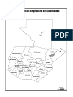 Mapas de Centroamerica Localizados para Colorear