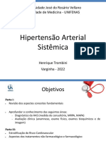 Hipertensão Arterial Sistêmica: Universidade José Do Rosário Vellano Faculdade de Medicina - UNIFENAS