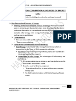 Chapter 13 - Non-Conventional Sources of Energy - Summary