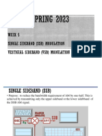 Lecture Slides - Week-05 SSB and VSB Modulation PDF