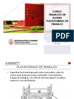 Cursos Trabajos en Altura Plataformas de Trabajo PDF