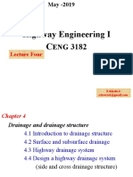 Highway Engineering I C: Lecture Four