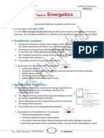 3 - Unit 2 Topic 6 Notes Energetics