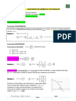 LIMITES FUNCIONES POLINÓMICAS y RACIONALES