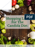 Shopping Lists For The Candida Diet