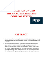 10.FABRICATION OF GEO THERMAL HEATING AND COOLING SYSTEM 1st REVIEW