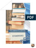 Palabras Alusivas. Efemerides. Andamos Creando PDF