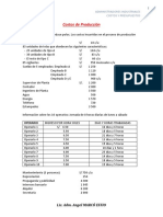 Ejercicios de Costos de Producción