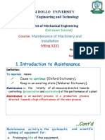 1&2 - Chapter 1 Introduction Maintenance and Chapter 2 Theories of Damages