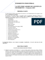 Indicadores de Gestión en Mantenimiento PDF