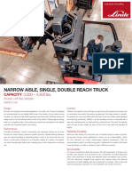 Linde Series 5195 Reach Truck Spec Sheet