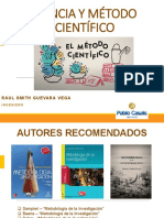 Semana 01 - La Ciencia y El Metodo Cientifico PDF