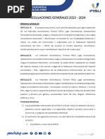 Regulaciones Generales 2023 2024