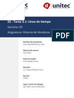 S3 - Tarea 3.1 Línea de Tiempo Duan Michelle Molina