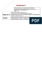 Template For Speaking Part 2 PDF