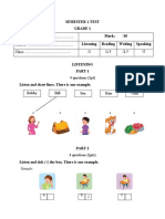 Final Test 1 Grade 1