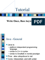 Introduction To JAVA Programming