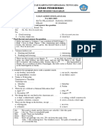 SOAL UAS BAHASA INGGRIS KELAS 9 2023 (Fix)