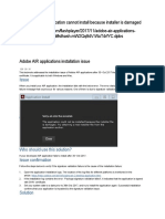 Adobe Air Sorry Application Cannot Install Because Installer Is Damaged