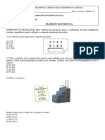 6°a - Recuperação de Matemática