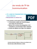 Compte Rendu de TP de Télécommunication