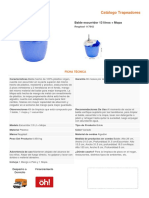 Ficha Tecnica de Balde de Limpieza