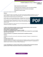 NCERT Solutions For Class 11 Physics Chapter 14 Oscillations