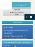 Management of Snake Bite-1