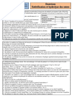 Exercices 3 Estérification Et Hydrolyse Des Esters