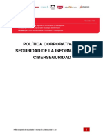 Política Corporativa de Seguridad de