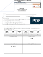 Evaluación Acento Ortográfico