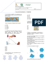 Prova Matemática 7º Ano Iv Bimestre