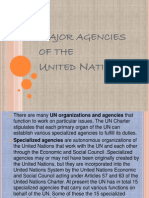 Major Agencies of The UN